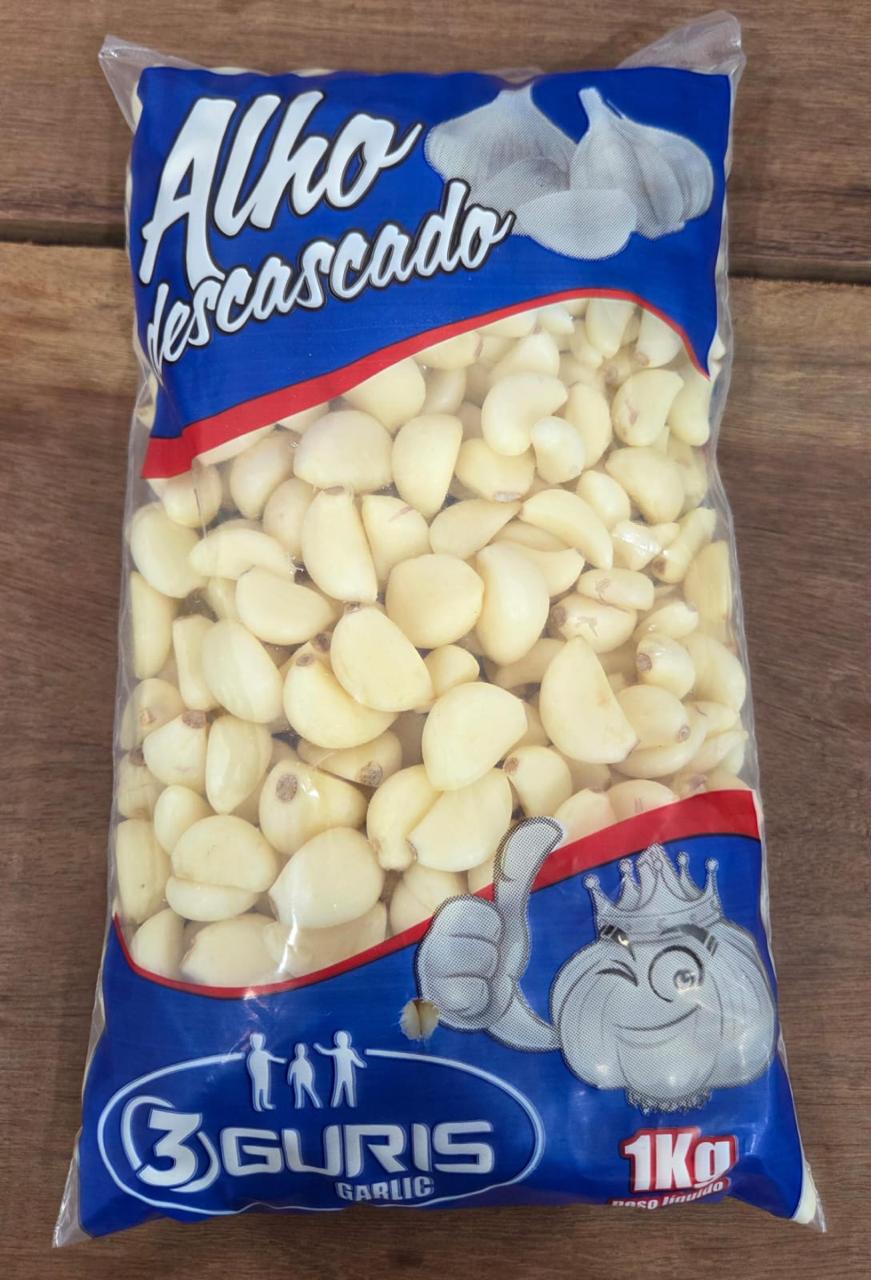 Alho descascado
